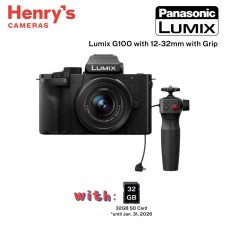 Panasonic Lumix G100 with 12-32mm with Grip Panasonic Lumix G100 with 12-32mm with Grip