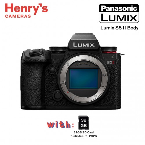 Panasonic Lumix S5 II Body Hybrid Full-Frame Camera