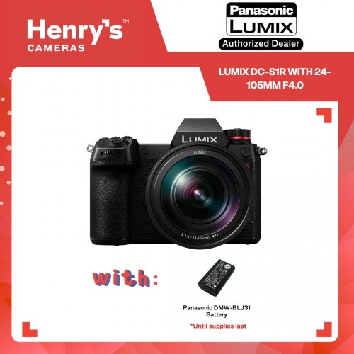 Panasonic Lumix DC-S1R with 24-105mm F4.0 Panasonic Lumix DC-S1R with 24-105mm F4.0