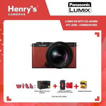 Panasonic Lumix S9 with 20-60mm Kit Lens - Crimson Red