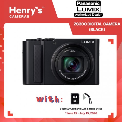 Panasonic ZS300 Digital Camera (Black) - PREORDER