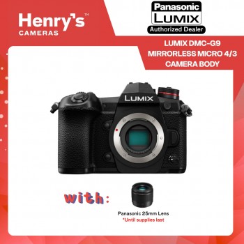 Panasonic Lumix DMC-G9 Mirrorless Micro 4/3 Camera Body