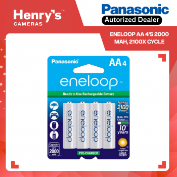 Panasonic Eneloop AA 4'S 2000 mAh, 2100x cycle