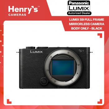 Panasonic Lumix S9 Full Frame Mirrorless Camera Body Only - Black