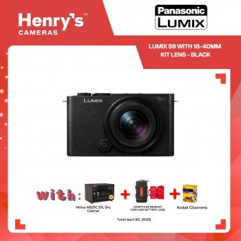 Panasonic Lumix S9 with 18-40mm Kit Lens - Black