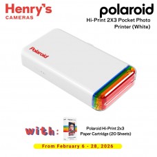 Polaroid Hi-Print 2X3 Pocket Photo Printer (White)