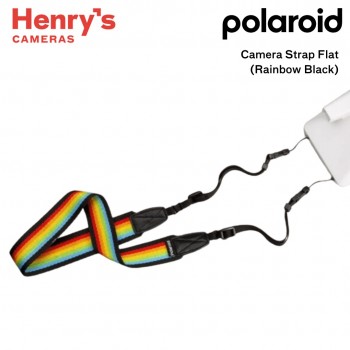 Polaroid Camera Strap Flat (Rainbow Black) Polaroid Camera Strap Flat (Rainbow Black)