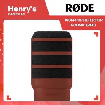 Rode WS14 Pop Filter for PodMic (Red)