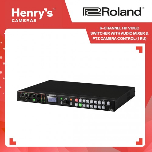 Roland 6-Channel HD Video Switcher with Audio Mixer & PTZ Camera Control Roland 6-Channel HD Video Switcher with Audio Mixer & PTZ Camera Control