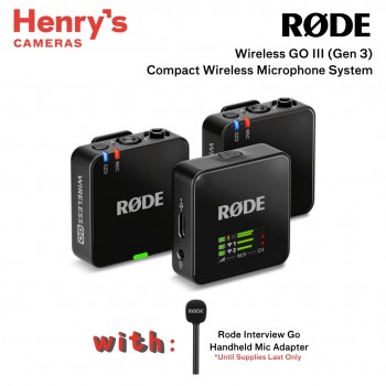 Rode Wireless GO III (Gen 3) Compact Wireless Microphone System Rode Wireless GO III (Gen 3) Compact Wireless Microphone System