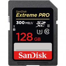 SANDISK SD CARD EXTREME PRO 128GB UHS-II 300mb/s SDSDXPK-128G