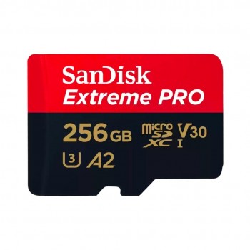 Sandisk Extreme Pro 256GB 200MB/S X10 UHS-I U3 MicroSDXC - SDSQXCD-256G-GN6MA Sandisk Extreme Pro 256GB 200MB/S X10 UHS-I U3 MicroSDXC - SDSQXCD-256G-GN6MA