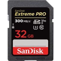SANDISK EXTREME PRO 32GB 300MB/S SDHC UHS-II CARD SDSDXPK-032G