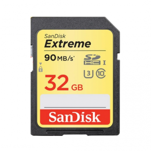 SANDISK EXTREME SDHC™ UHS-I 32GB 90MB/S SDHC UHS-I C10 (S) SDSDXVE-032G