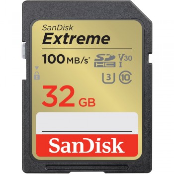 Sandisk Extreme 32GB 100MB/S UHS-I - SDHC SDSDXVT-032G Sandisk Extreme 32GB 100MB/S UHS-I - SDHC SDSDXVT-032G