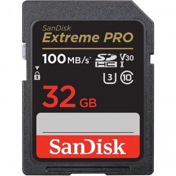 Sandisk Extreme Pro 32GB 100MB/S UHS-I SDHC - SDSDXXO-032G-GN4IN Sandisk Extreme Pro 32GB 100MB/S UHS-I SDHC - SDSDXXO-032G-GN4IN