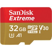 SANDISK EXTREME 32GB MICRO SD 100/60 MB/S NO ADAPTER SDSQXAF-032GN