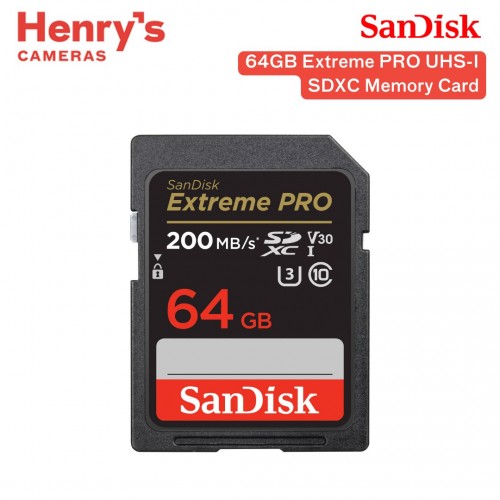 SanDisk 64GB Extreme PRO UHS-I SDXC Memory Card - SDSDXXU-064G-GN4IN