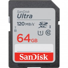 SANDISK ULTRA 64GB 120MB/S SDXC SD CARD SDSDUN4-064G