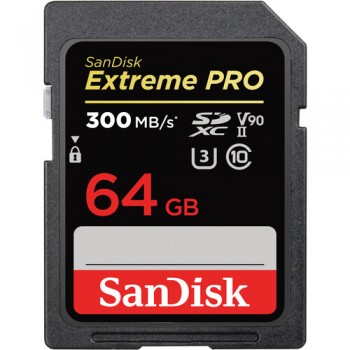 SANDISK EXTREME PRO UHS-II SDHC 64GB 300MB/S - SDSDXDK-064G-GN4IN SANDISK EXTREME PRO UHS-II SDHC 64GB 300MB/S - SDSDXDK-064G-GN4IN