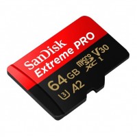 SANDISK EXTREME PRO 64GB MICRO SD 170/90 MB/S SDSQXCY-064G
