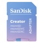 SanDisk Creator MicroSD Card with Adapter- 128GB