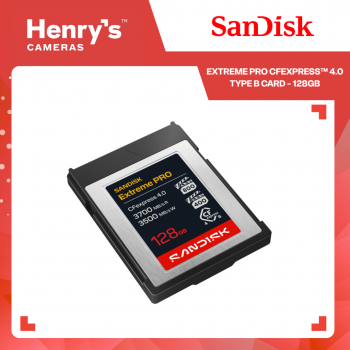 SANDISK Extreme PRO CFexpress 4.0 Type B Card 128GB SANDISK Extreme PRO CFexpress 4.0 Type B Card 128GB