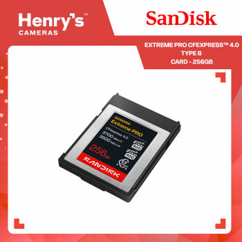 SANDISK Extreme PRO CFexpress 4.0 Type B Card 256GB SANDISK Extreme PRO CFexpress 4.0 Type B Card 256GB