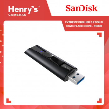 SanDisk Extreme PRO USB 3.2 Solid State Flash Drive - 512GB SanDisk Extreme PRO USB 3.2 Solid State Flash Drive - 512GB