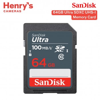 SanDisk 64GB Ultra SDXC UHS-I Memory Card - SDSDUNR-064G-GN3IN SanDisk 64GB Ultra SDXC UHS-I Memory Card - SDSDUNR-064G-GN3IN