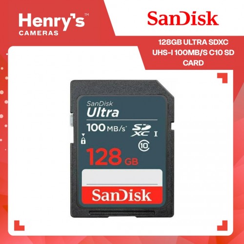 SanDisk 128GB Ultra SDXC UHS-I 100MB/s C10 SD Card - SDSDUNR-128G-GN3IN