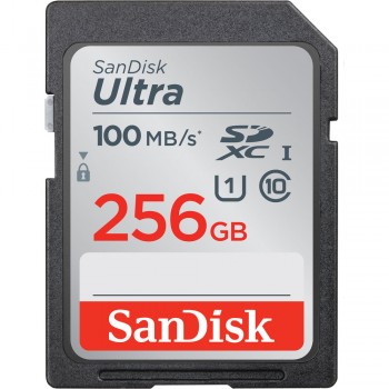 Sandisk Ultra 256GB SDXC UHS-I 100MB/S C10 - SDSDUNR-256G-GN3IN Sandisk Ultra 256GB SDXC UHS-I 100MB/S C10 - SDSDUNR-256G-GN3IN