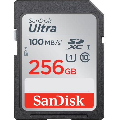 Sandisk UltrA 256GB SDXC UHS-I 100MB/S C10 SDSDUNR-256G