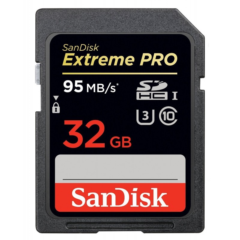 SANDISK 32GB EXTREME PRO® SDHC™ UHS-I 95MB/S MEMORY CARD (S)