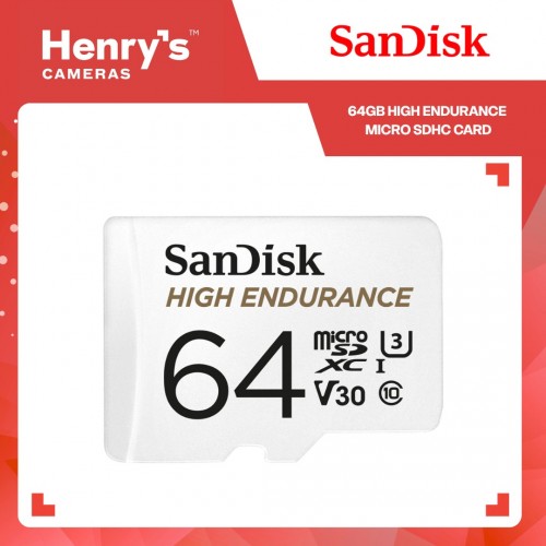 Sandisk 64gb High Endurance Micro SDHC Card