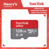 SanDisk 128GB Ultra microSDXC Memory Card C10 U1 A1 UHS-I - SDSQUA4-128G