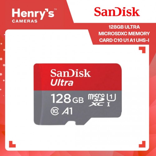 SanDisk 128GB Ultra microSDXC Memory Card C10 U1 A1 UHS-I - SDSQUA4-128G SanDisk 128GB Ultra microSDXC Memory Card C10 U1 A1 UHS-I - SDSQUA4-128G