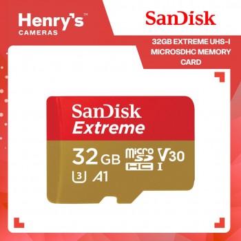 SanDisk 32GB Extreme UHS-I microSDHC Memory Card - SDSQXAF-032G SanDisk 32GB Extreme UHS-I microSDHC Memory Card - SDSQXAF-032G