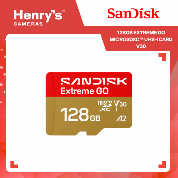 SANDISK 128gb Extreme GO microSDXC™ UHS-I Card V30