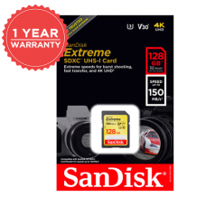 SANDISK EXTREME 128GB SD 150MB/S SDSDXV5-128G