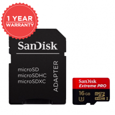 SANDISK EXTREME PRO 16GB MICRO SD 95MB/S 633X SDSDQXP-016G