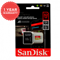 SANDISK EXTREME 32GB MICRO SD 100/60 MB/S 4K SDSQXAF-032G