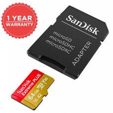 SANDISK EXTREME 64GB MICRO 160/60 MB/S 4K A2 SDSQXA2-064G