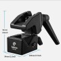 Selens Super Clamp For Photography Studio, Video Camera Lighting (Black)