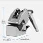 Selens Super Clamp For Photography Studio, Video Camera Lighting (Silver)