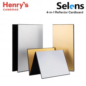 Selens 4-in-1 Reflector Carboard (Silver/White/Gold/Black) Selens 4-in-1 Reflector Carboard (Silver/White/Gold/Black)
