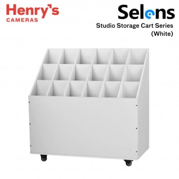 Selens Studio Storage Cart White SDS12-SC18-W