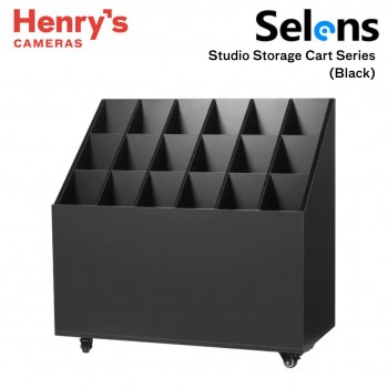 Selens Studio Storage Cart Black SDS12-SC18-B Selens Studio Storage Cart Black SDS12-SC18-B