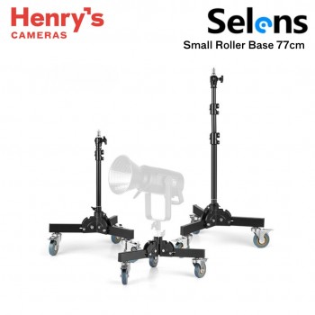 Selens Foldable Floor Light Stand With Wheels 77cm B4-70