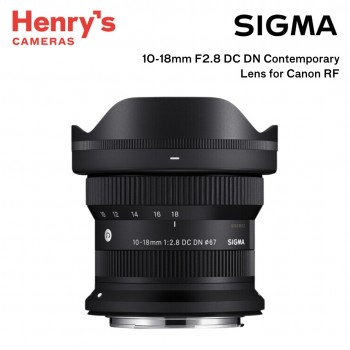 Sigma 10-18mm F2.8 DC DN Contemporary Lens for Canon RF Sigma 10-18mm F2.8 DC DN Contemporary Lens for Canon RF